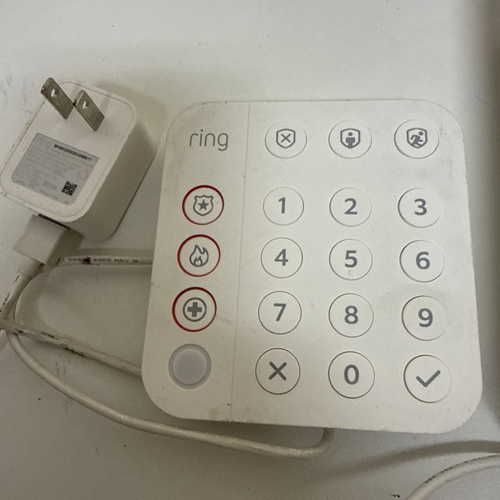 Ring Z Wave Plus Wireless Indoor Alarm Security System Base, Keypad + Ring Chime