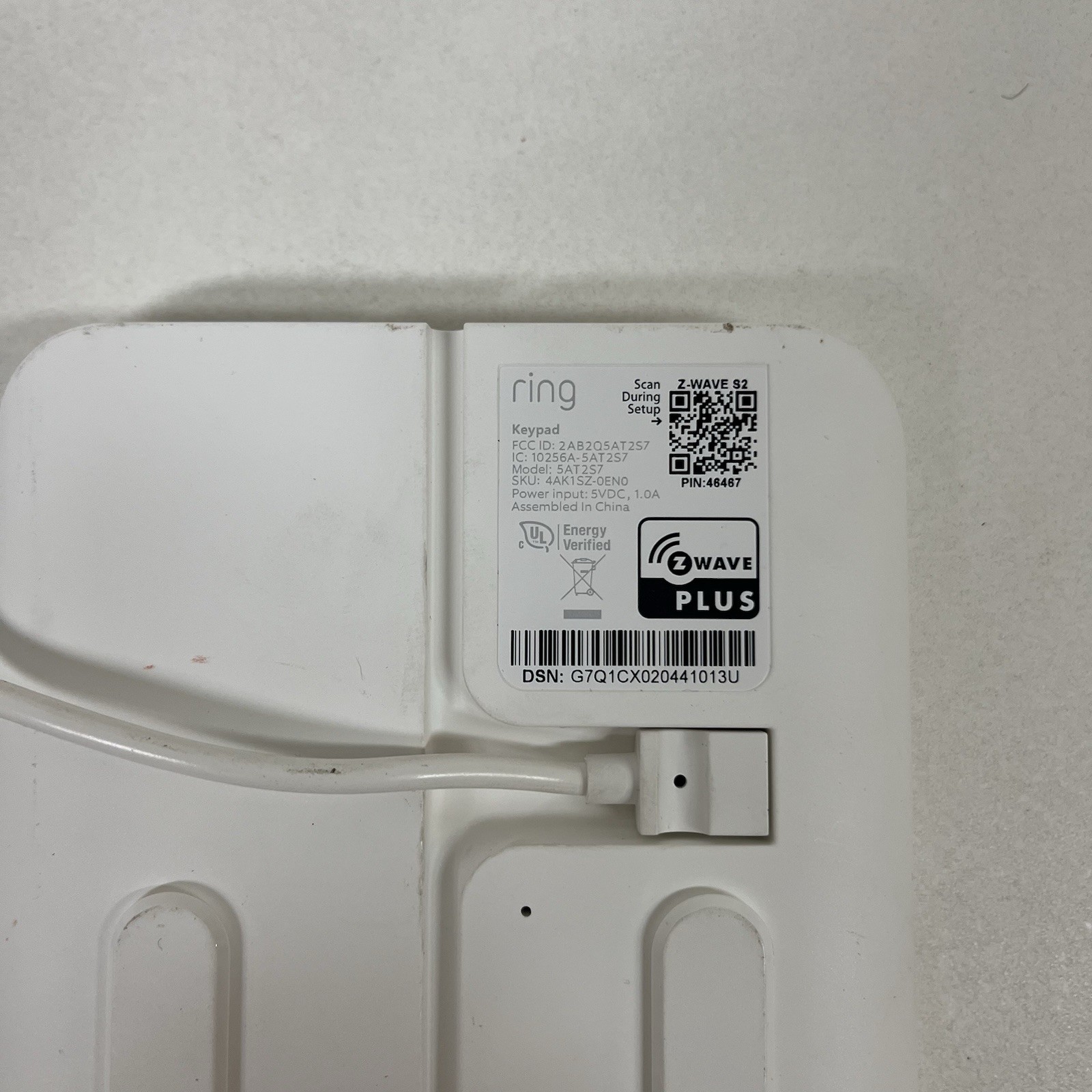 Ring Alarm Keypad 2nd Generation 5AT2S7