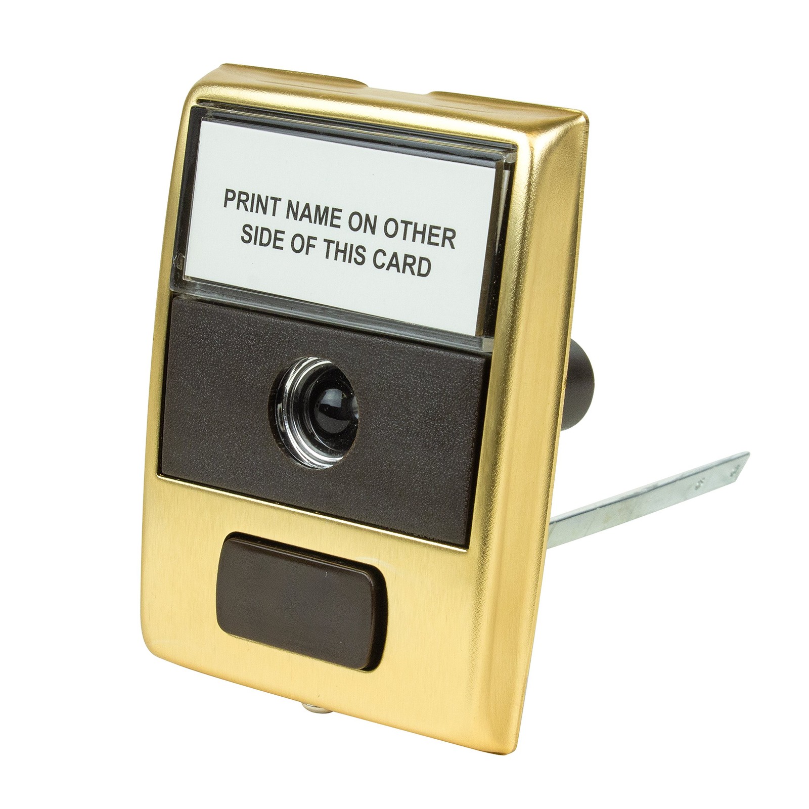 Newhouse Hardware MCHBV Wireless Mechanical Two-Note One Size, White/Brass