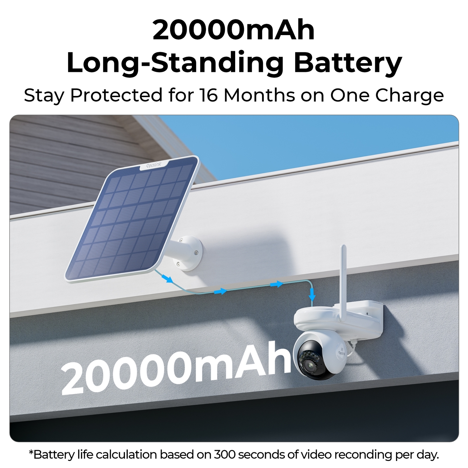 Reolink Altas PT Ultra 4K Security Camera Auto Tracking ColorX Vision with Solar