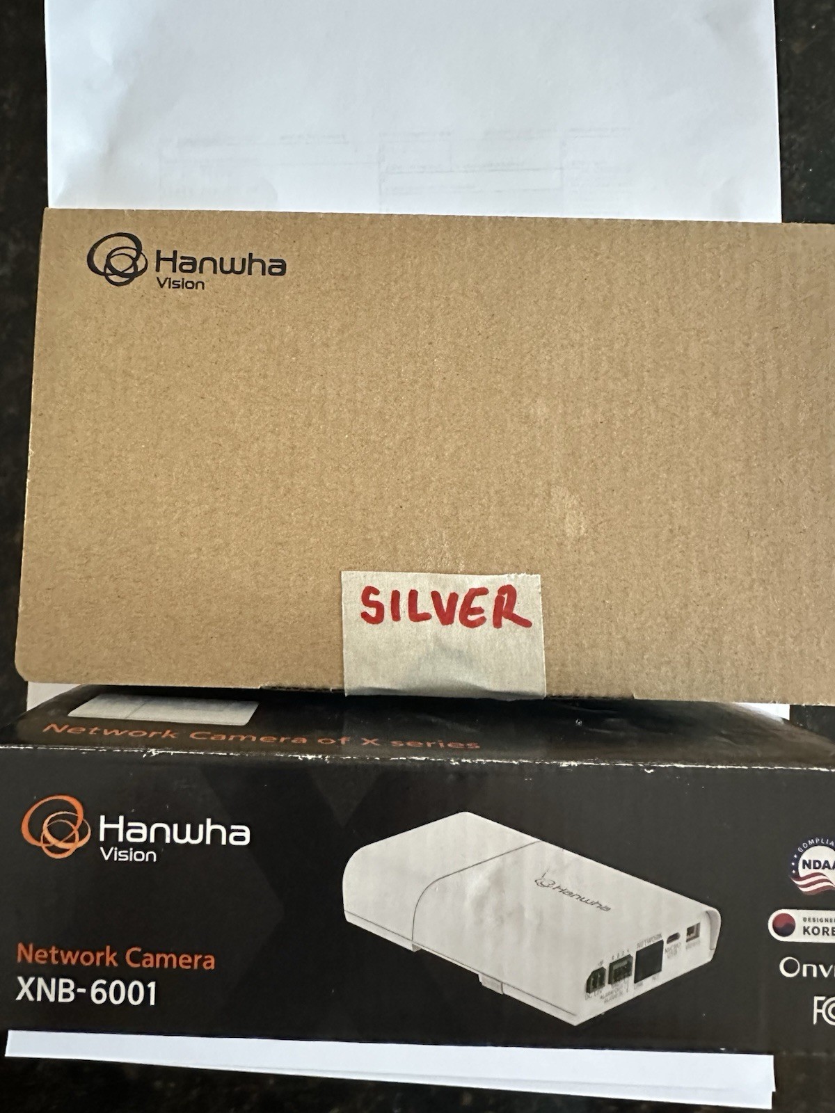 Hanwha Techwin SLA-T4680DS Door Jamb Lens (silver) 4.6mm Security Camera Lens.