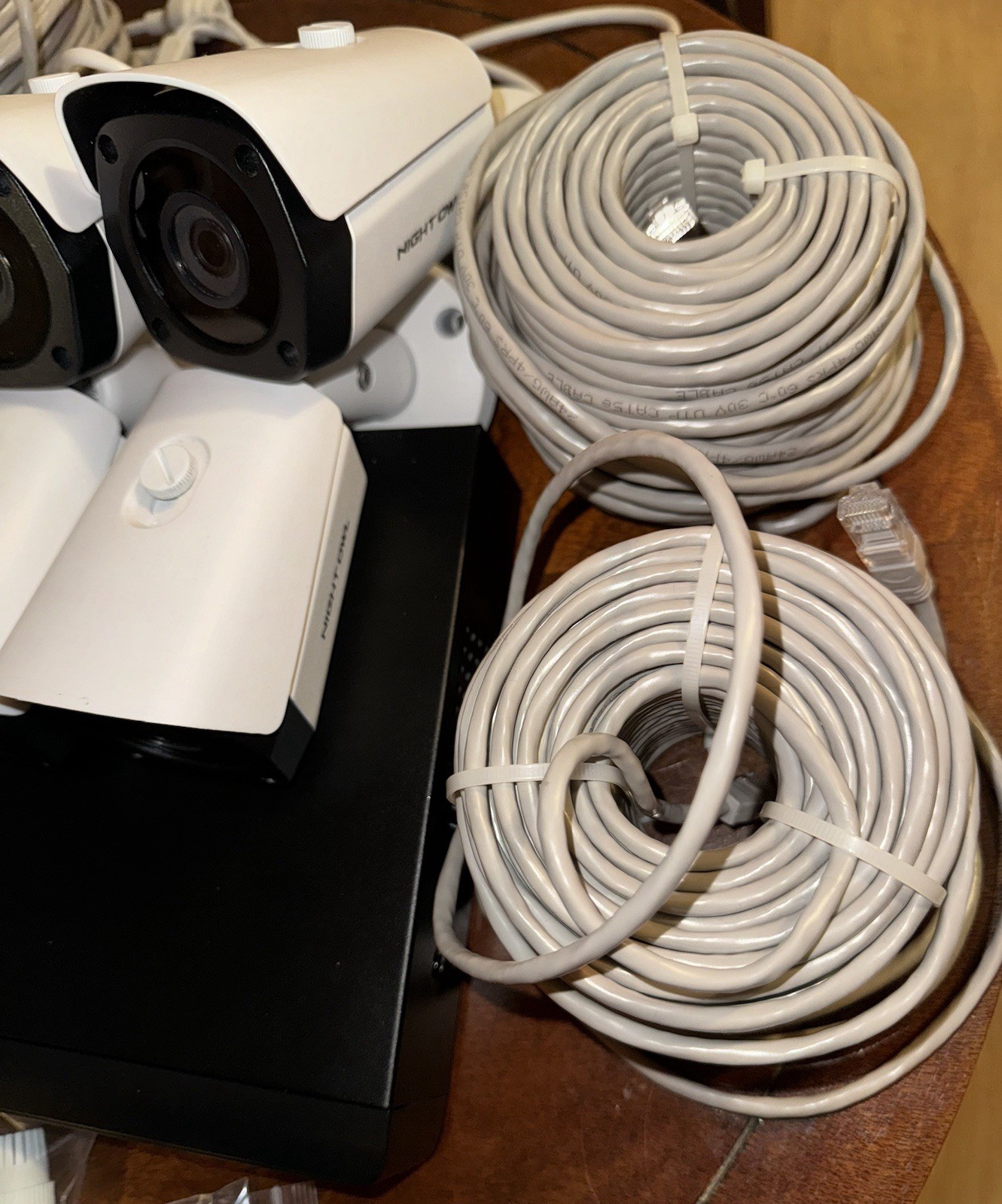 4k Night Owl NVR -ic82-8-jun 2tb Six Cw-ic8-bu-1s Cameras Full Security System.
