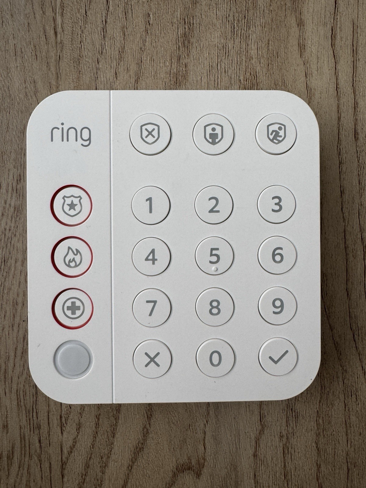 Ring 5AT2S7 (2nd Gen) Home Security System Wireless Alarm Keypad w/Power Adapter