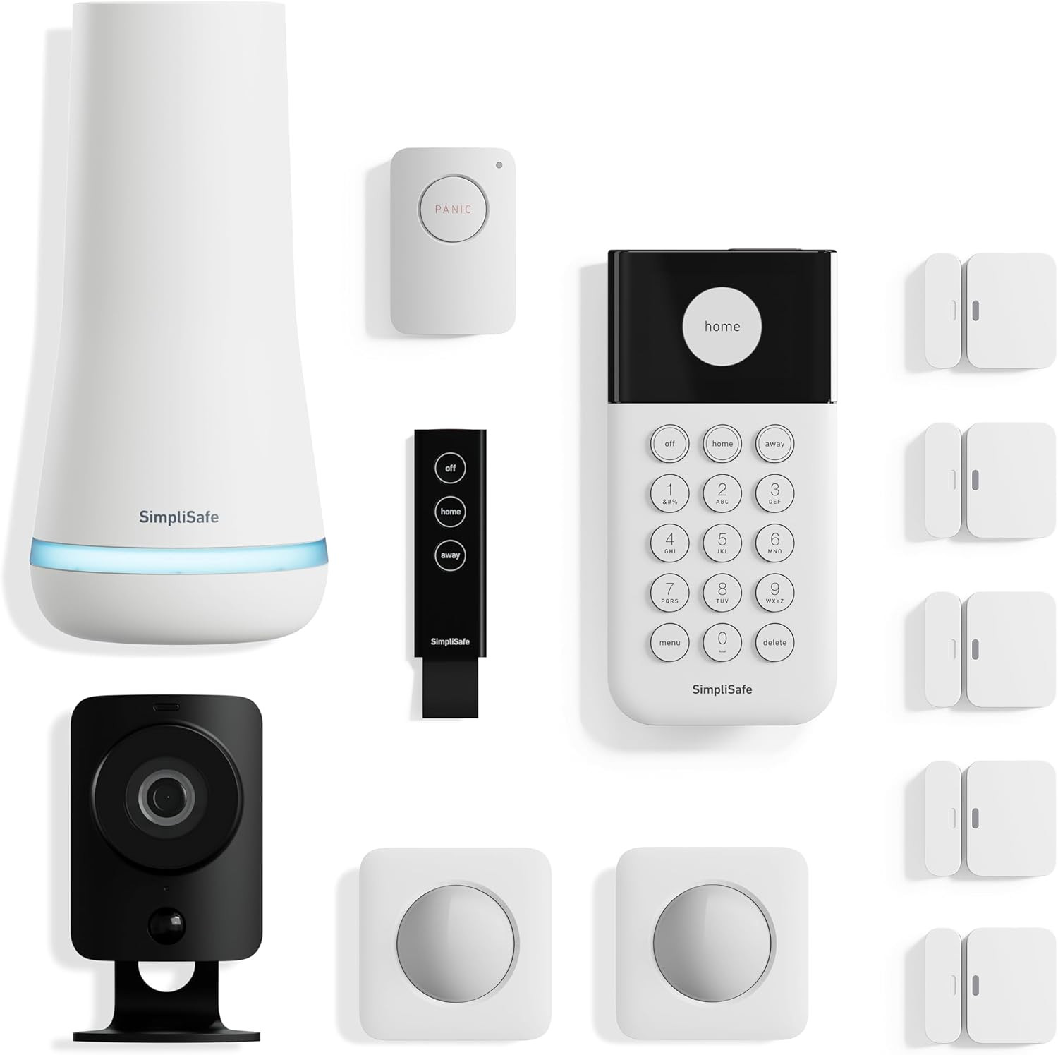 Simplisafe 12 Piece Wireless Home Security System W/Hd Camera – Optional 24/7 Pr