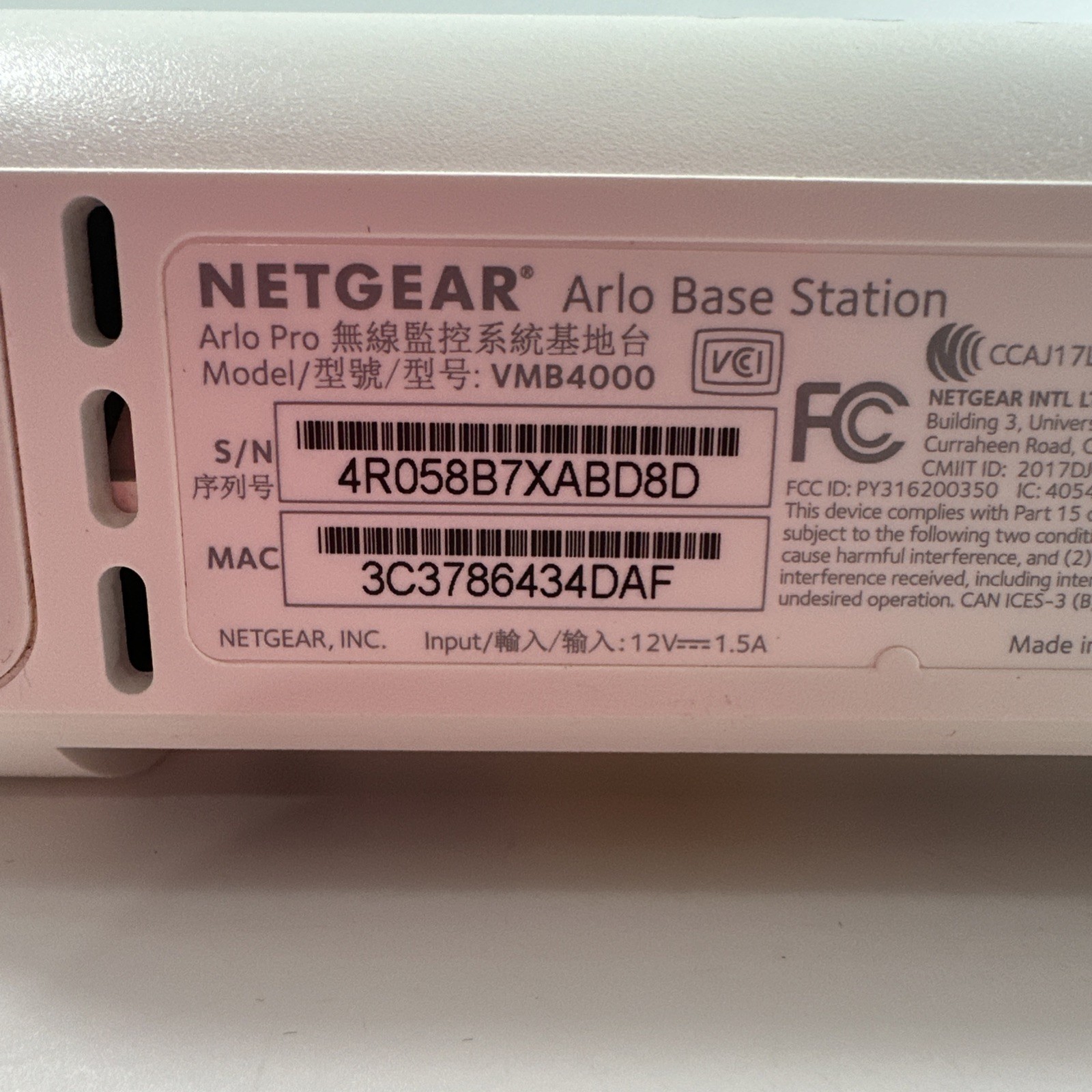 Netgear Arlo Ultra 2k 4k Pro 2 3 VMB4000 Smart Hub Base Station Tested