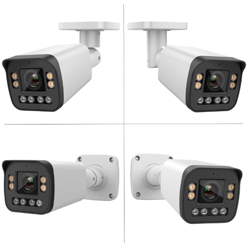 Vikylin 4K 8MP 5X ZOOM 8CH 8POE NVR IP Camera Color+IR Audio Security System Lot