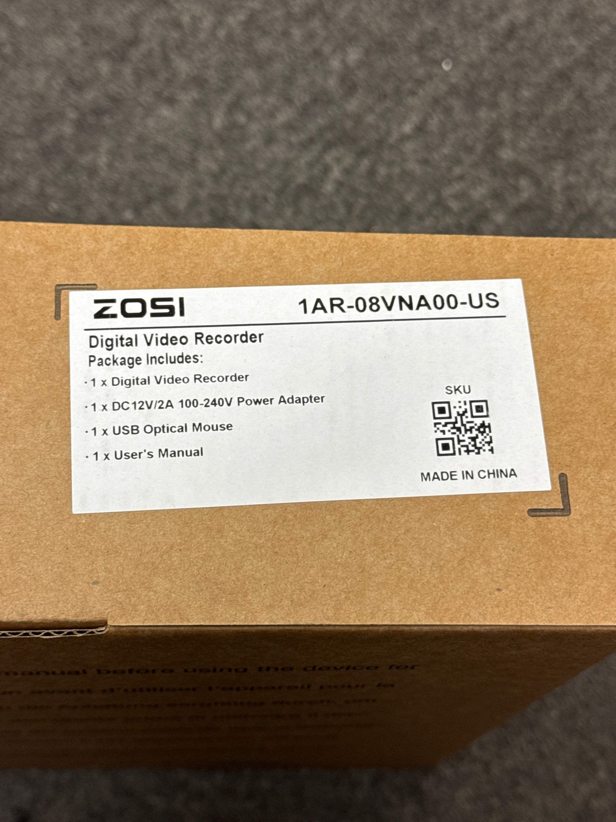 ZOSI 8VNA 8 Camera CCTV Security System DVR 8 Channel Full Surveillance Kit
