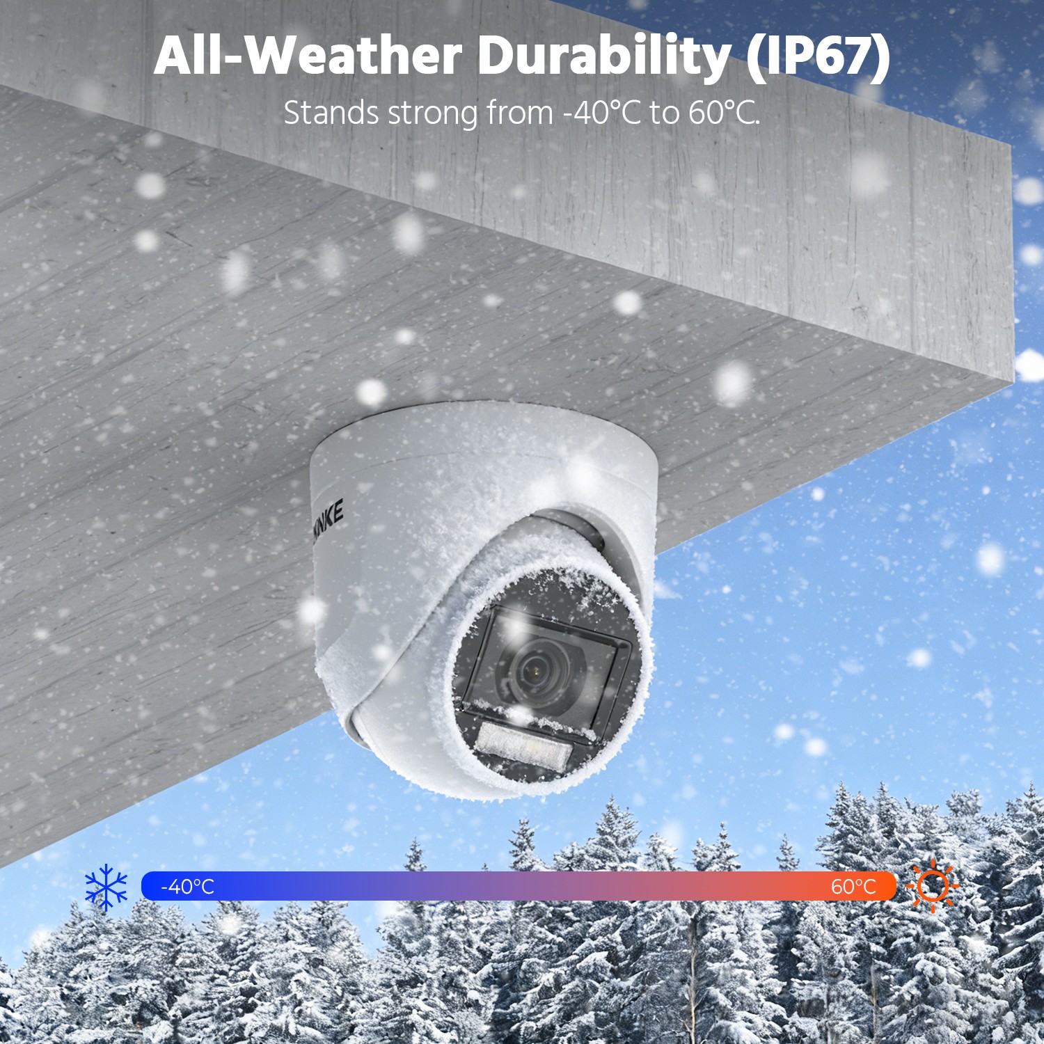 ANNKE 4K 16CH DVR 5MP Audio Security Camera System Color Night AI Motion H.265+