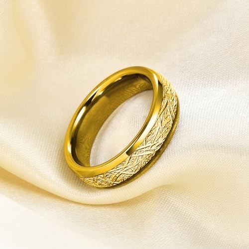 Rewritable 125kHz Ceramic Chip Ring – Gold & Silver Access KeyCard for Men & Wom