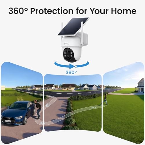 Security Cameras Outdoor Wireless, 4 Cam-Kit, No Subscription 4-Cam-Kit