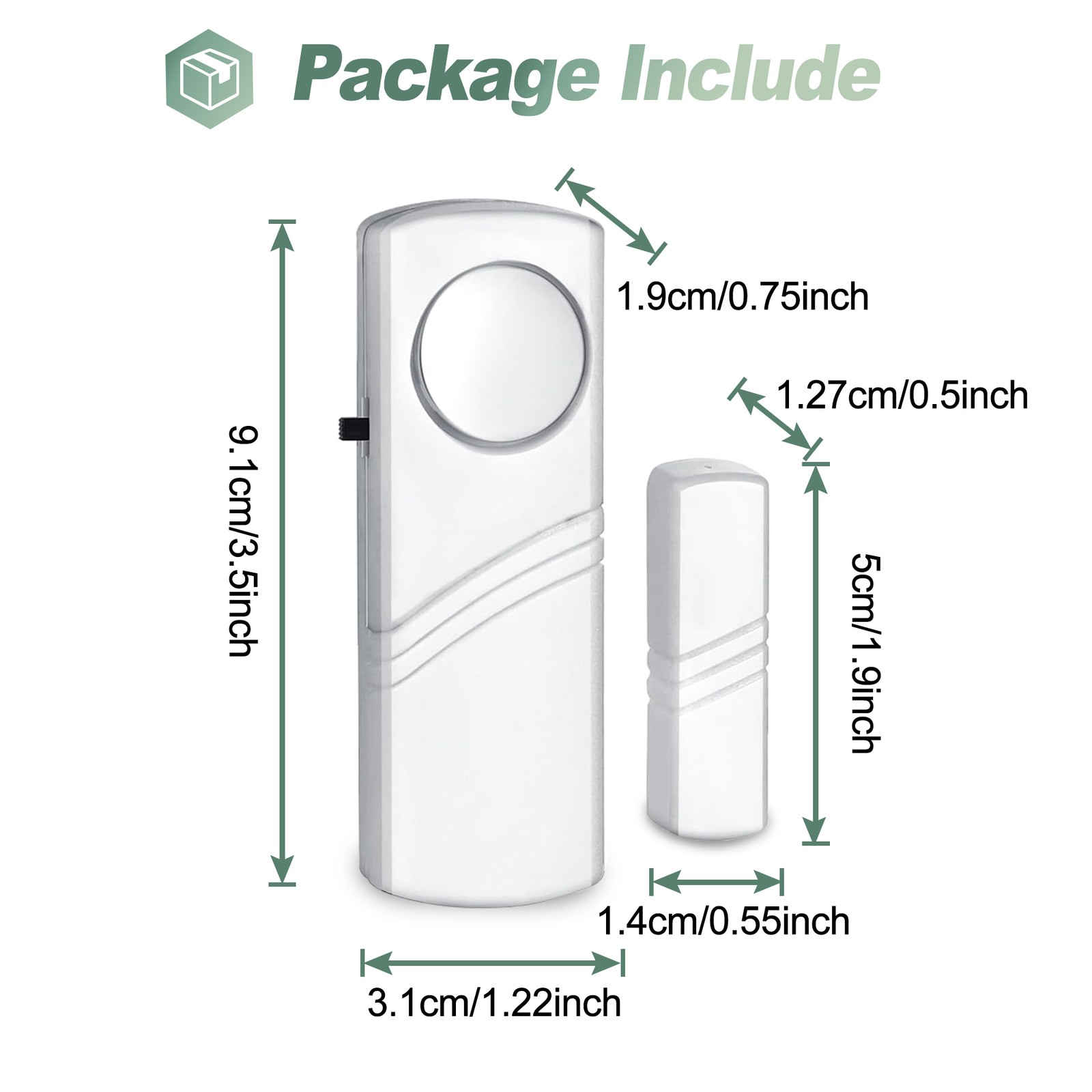 5X Home Safety Burglar Alarm Wireless System Security Device Door Window Sensor