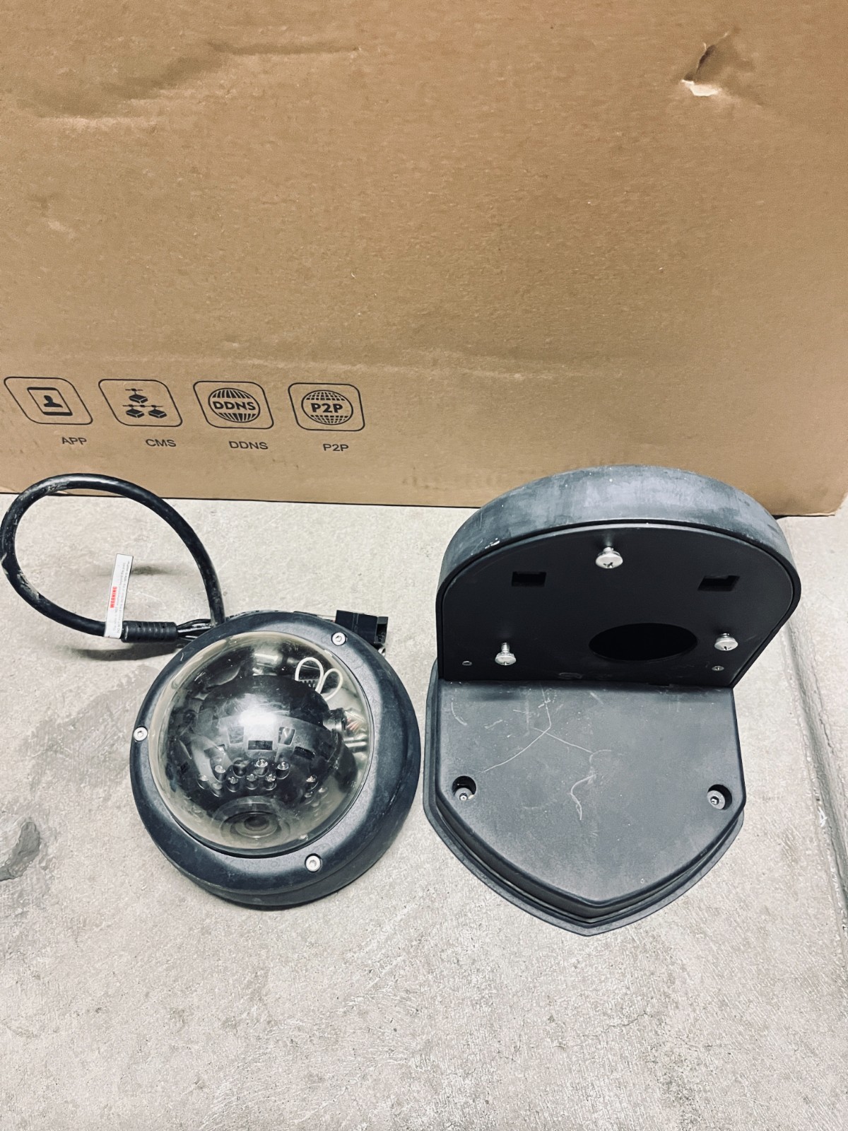 Luma/ WirePath WPS-750-DOM-IPH-BL IP Dome Camera Outdoor/Wall Mount Bracket