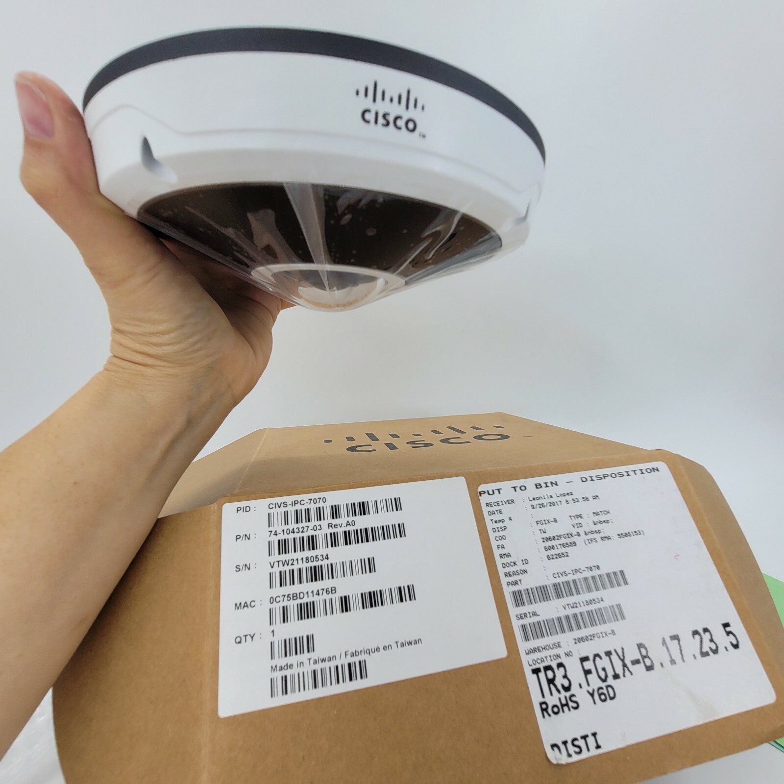 NEW Cisco Video Surveillance 7070 IP Camera CIVS-IPC-7070 Open Box