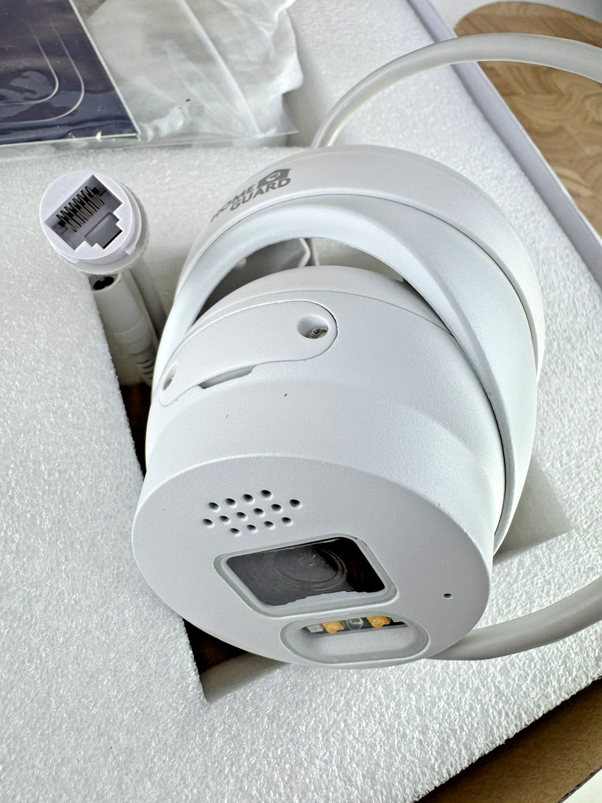 Four 4MP PoE Security Camera System Outdoor Video Home PACK Night Vision Audio