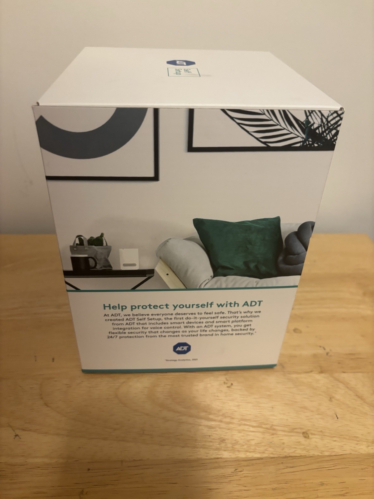 ADT Self Setup Smart Home Hub – White (S40LR1-01) New In Box NOS