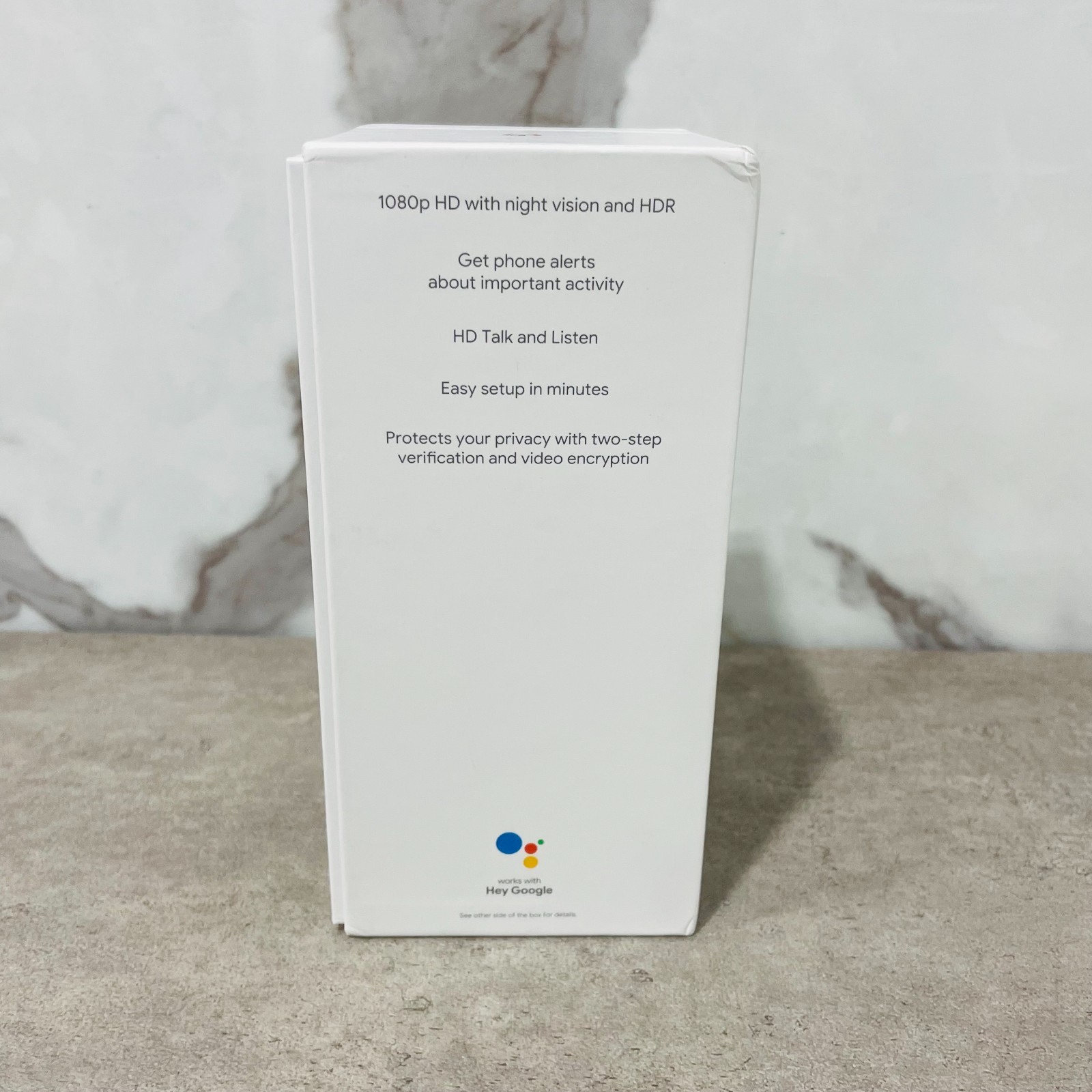Google Nest Cam Indoor Wired Camera 2nd Gen – Snow