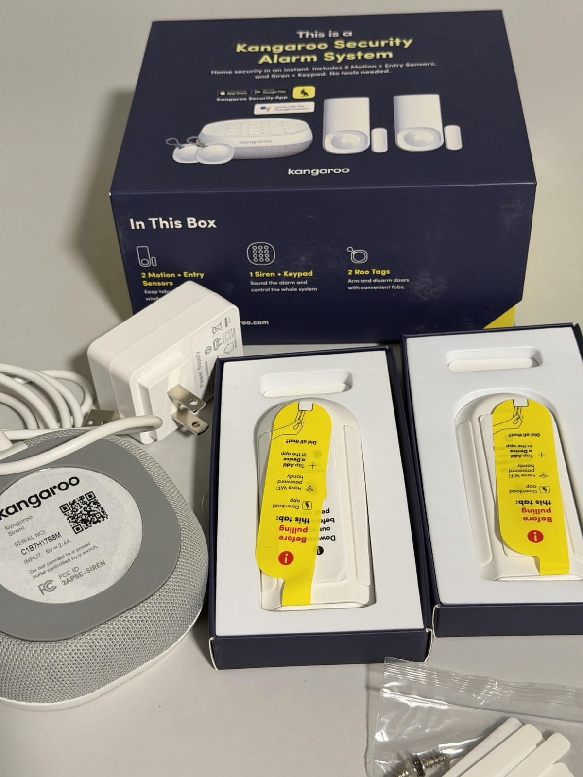 Kangaroo Security Alarm System – DBT11 open box