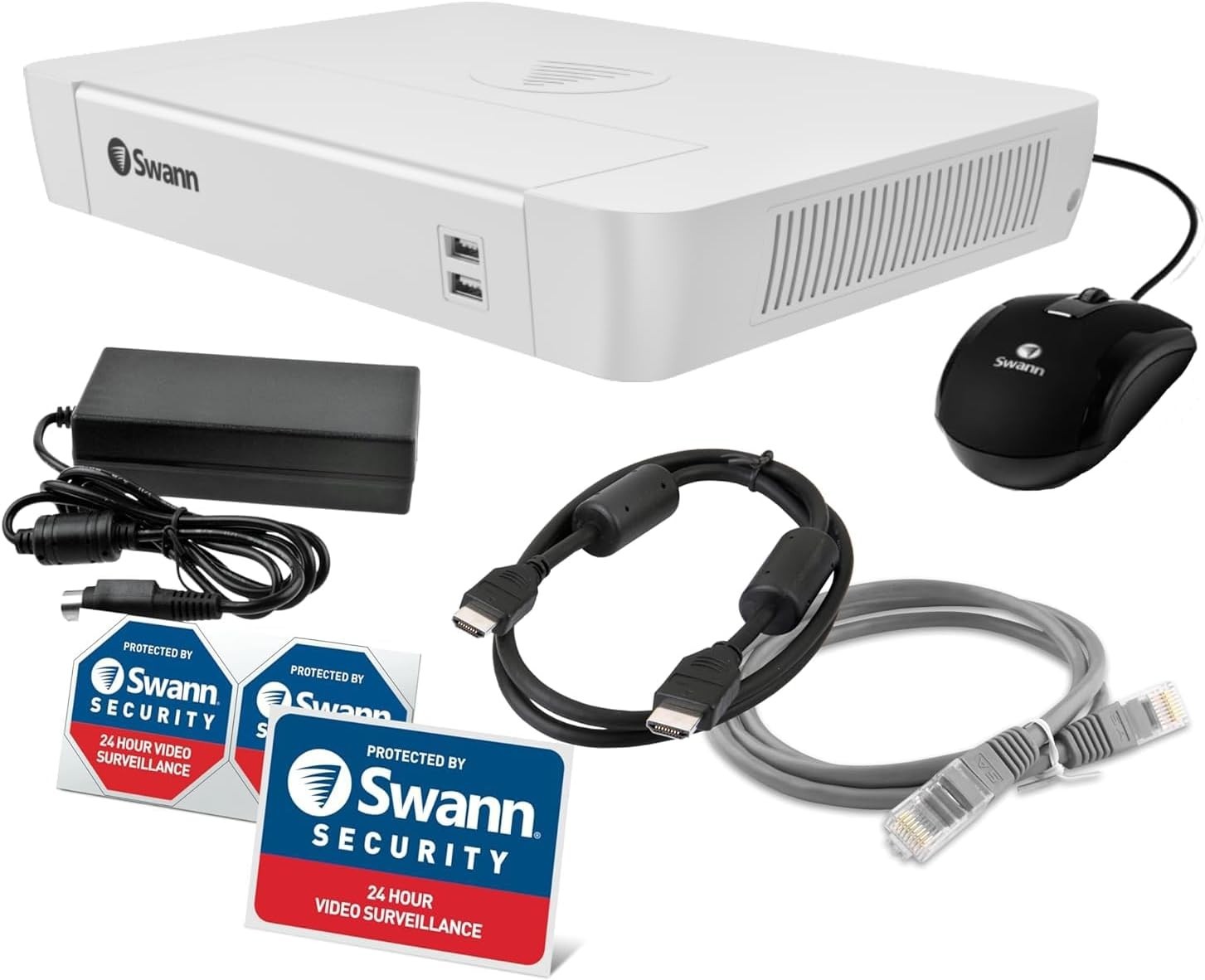 Swann SRNVR8-8580WH 8 Channel 5MP/4K/12MP 1TB Security NVR Recorder see details
