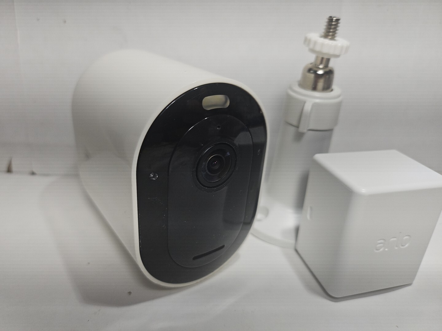 Arlo Pro 4 Security Camera Add On Wireless 2K Color Night Vision VMC4041P White