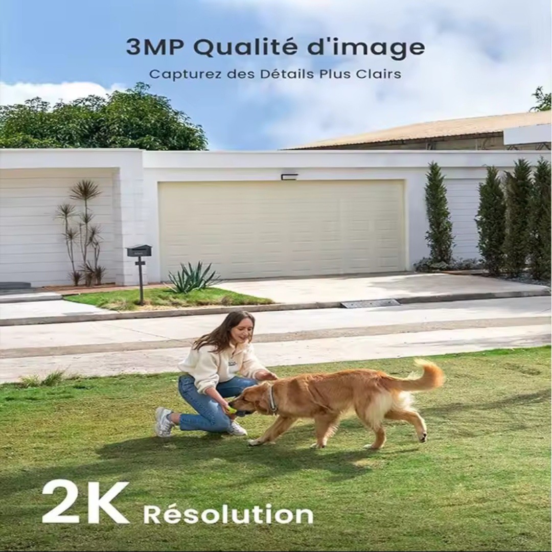 ieGeek 2K Wireless Outdoor Security Camera System, AI Detect, 2 Cameras