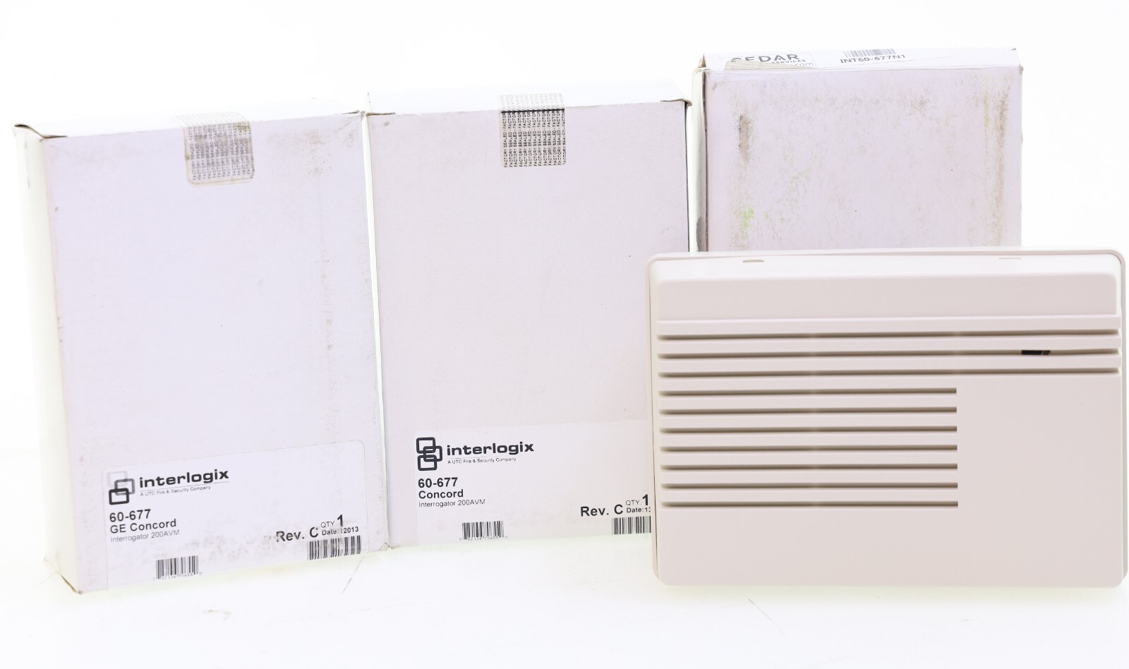 [Lot of 3] ITI GE Interlogix Concord 60-677 200 AVM Interrogator, Enclosure
