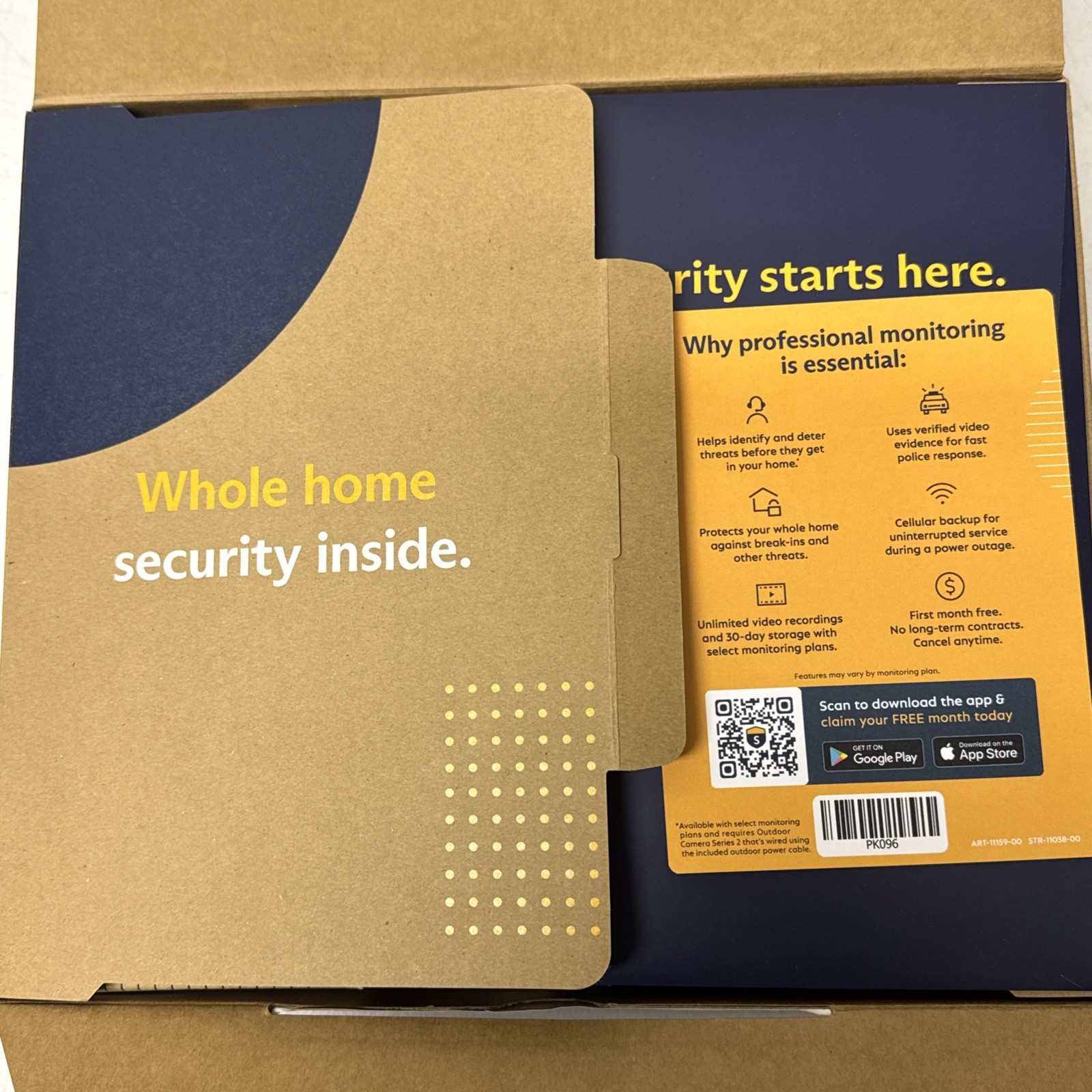 SimpliSafe Security System, Outdoor Camera, Base, Keypad, 8 Sensors, 13-Piece