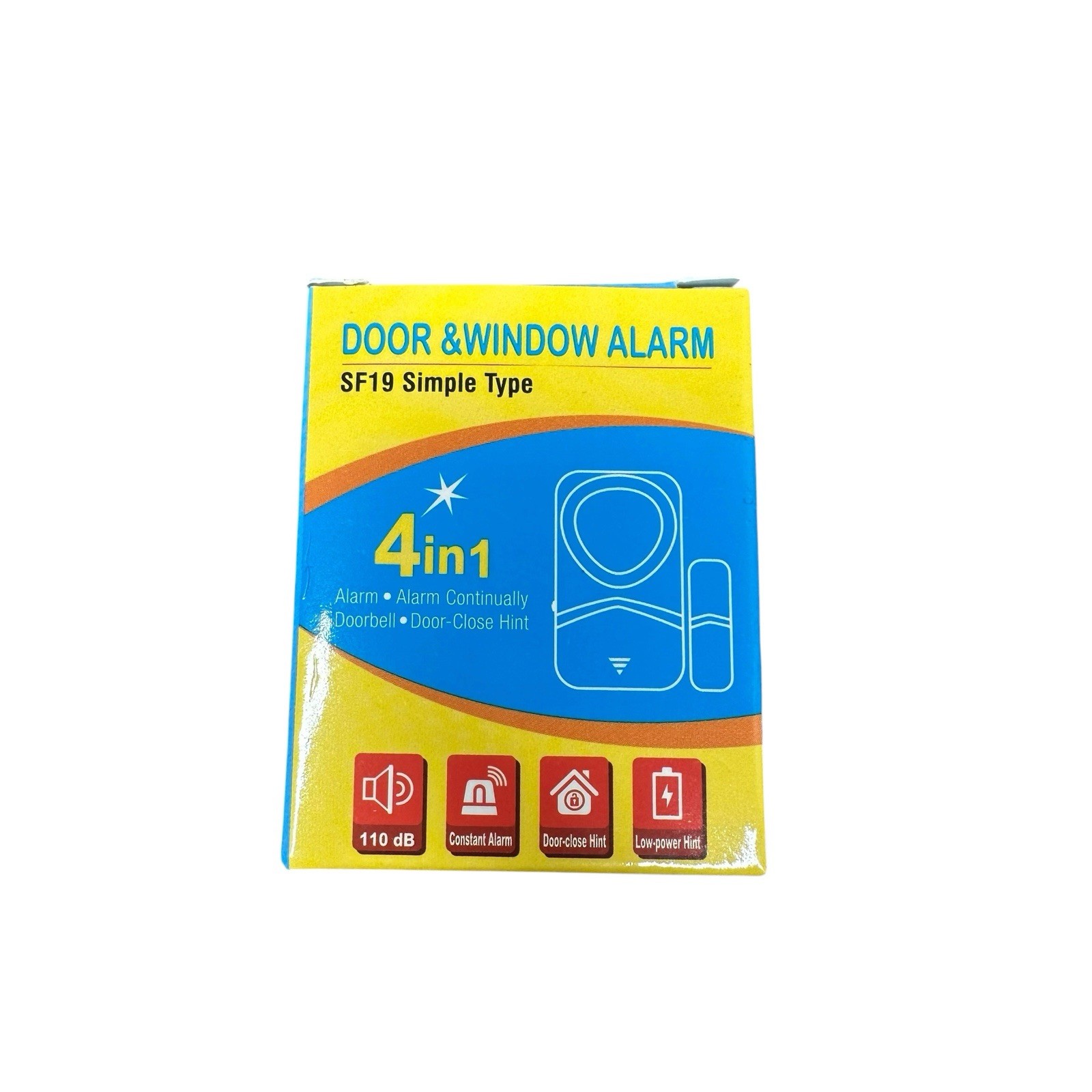 Door Or Window Alarm 110db 4 In 1 Sf19 Simple Type Lot Of 5 Burgler Security NEW
