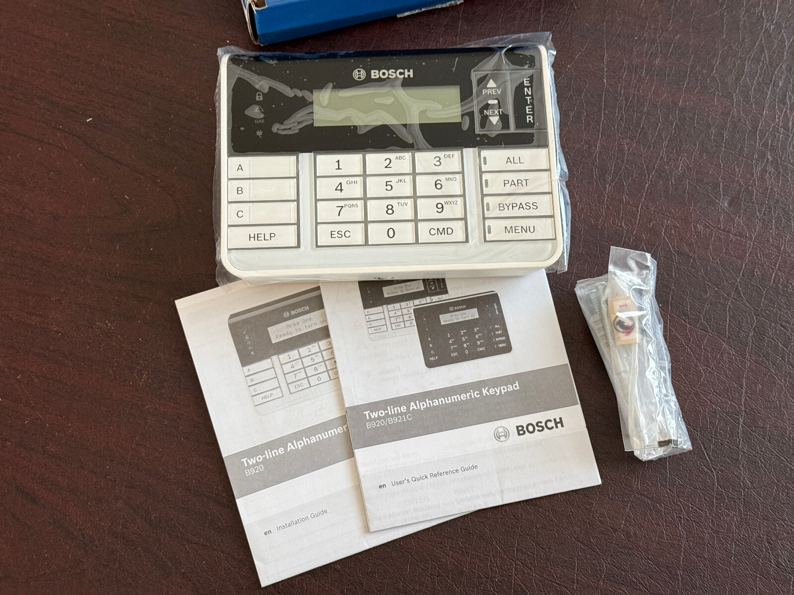 Bosch B920 Alarm Control System 2-Line Alpha Numeric Display Keypad Annunciator