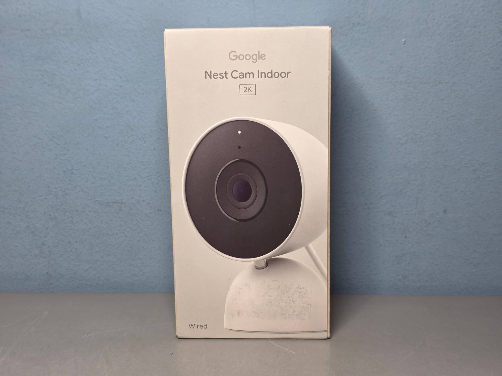 Google Nest Cam Indoor – Wired, 2K, HDR, 152° – 3rd Generation – New Open Box