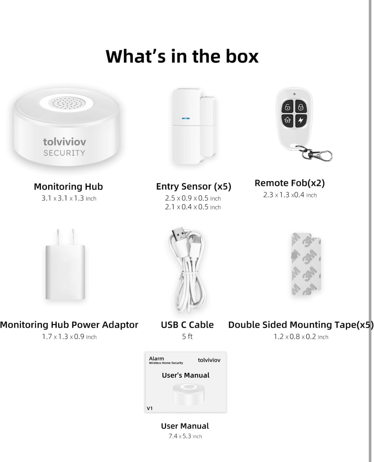 Wifi Door Alarm System, Wireless DIY Smart Home Security System, with Phone APP
