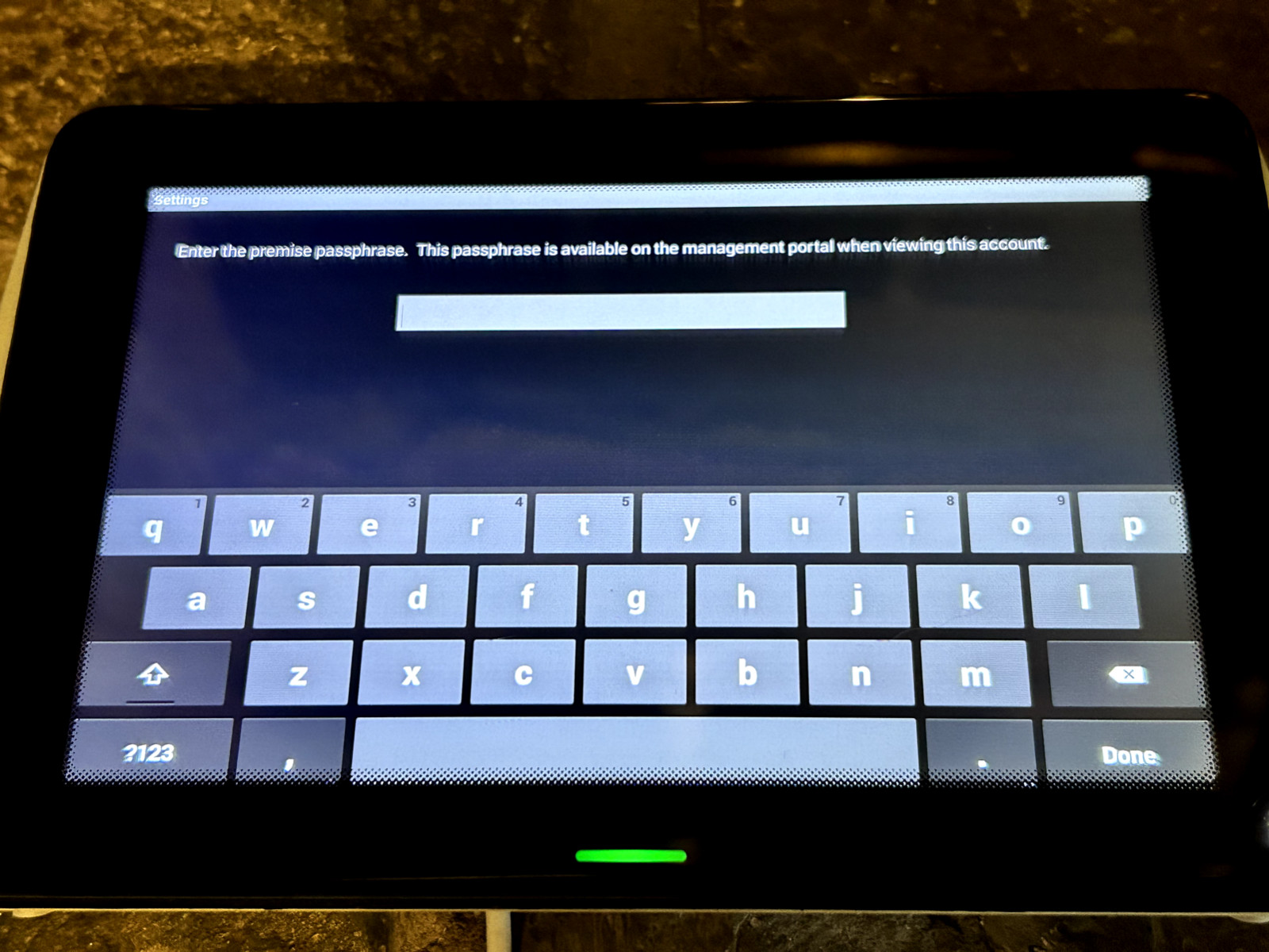 User Locked Comcast XfinitySecurity Touchscreen Control Panel XH1-TC TCA300COM