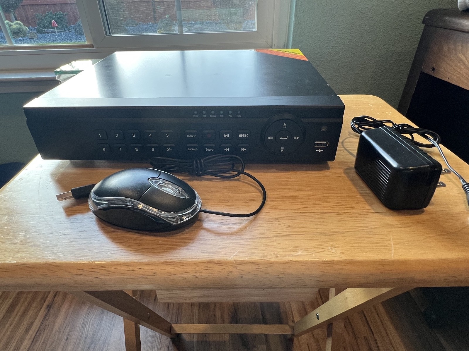 Used DVR Home Camera System with power source. Still functions, good for parts.
