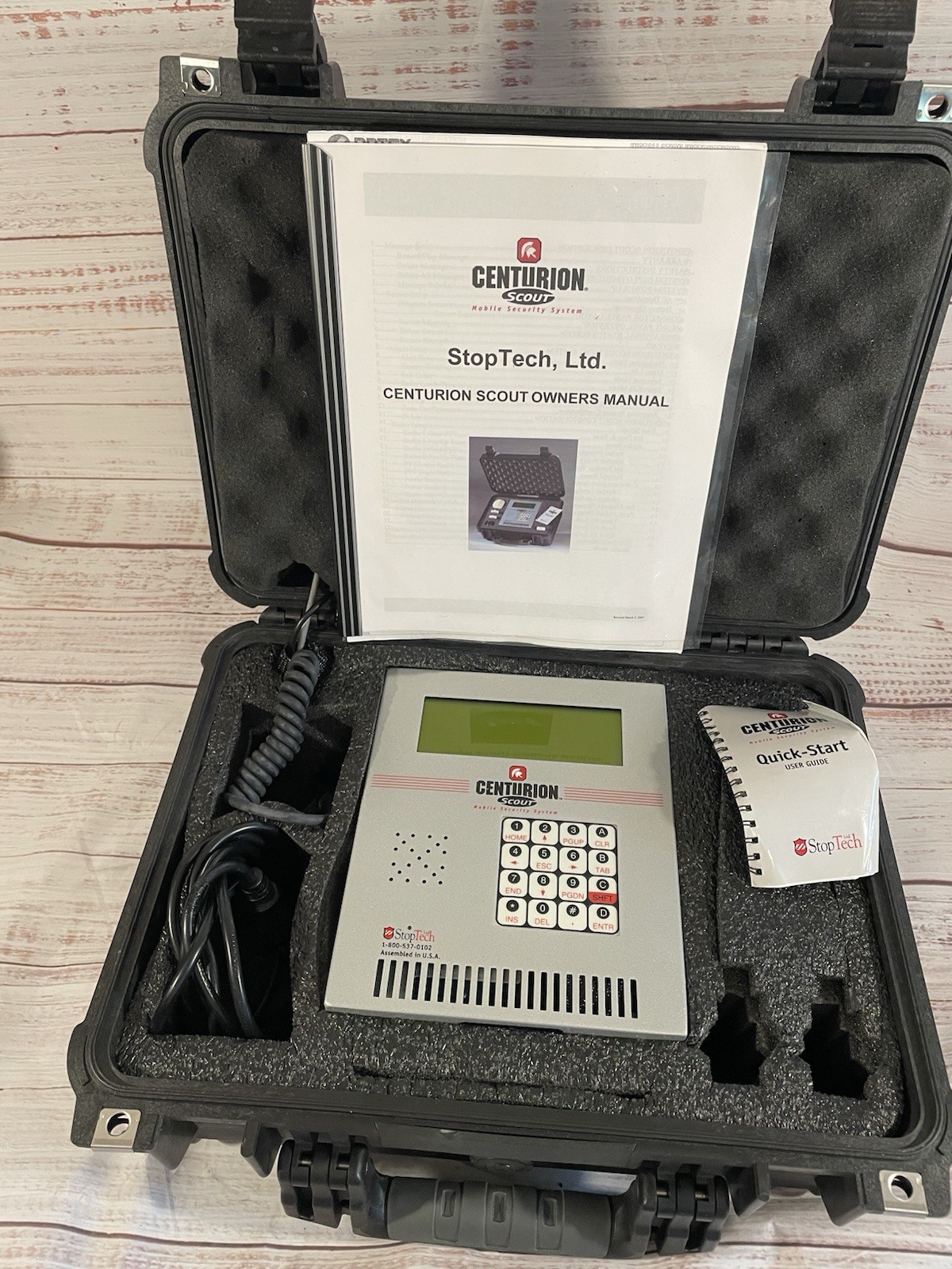 Centurion Scout | Mobile Security System | StopTech | w/ Motorola XTS1500