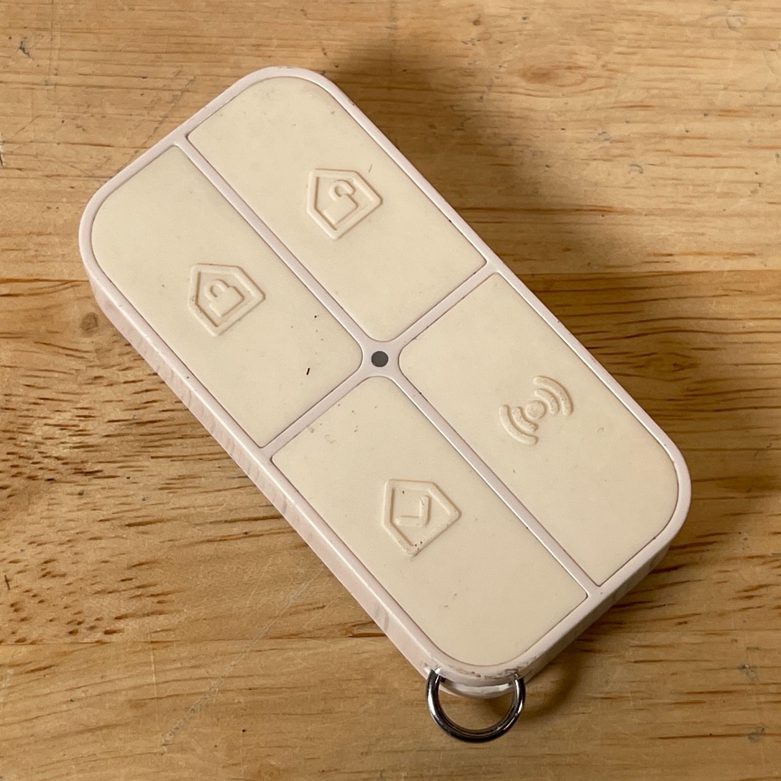 iSmartAlarm RC3 White Wireless 4-Buttons Infrared Remote Tag for Security System