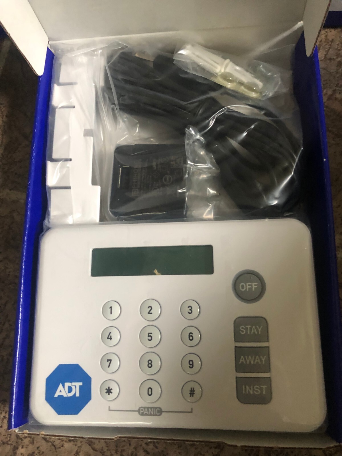 Blue by ADT Security System BASE KEYPAD DOOR/WINDOW SENSORS, MOTION SENSORS N711