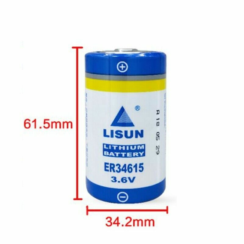 Lot ER34615 3.6V 19000mAh D Size Li-Battery Li-SOCl2 for Memory Power Supply US