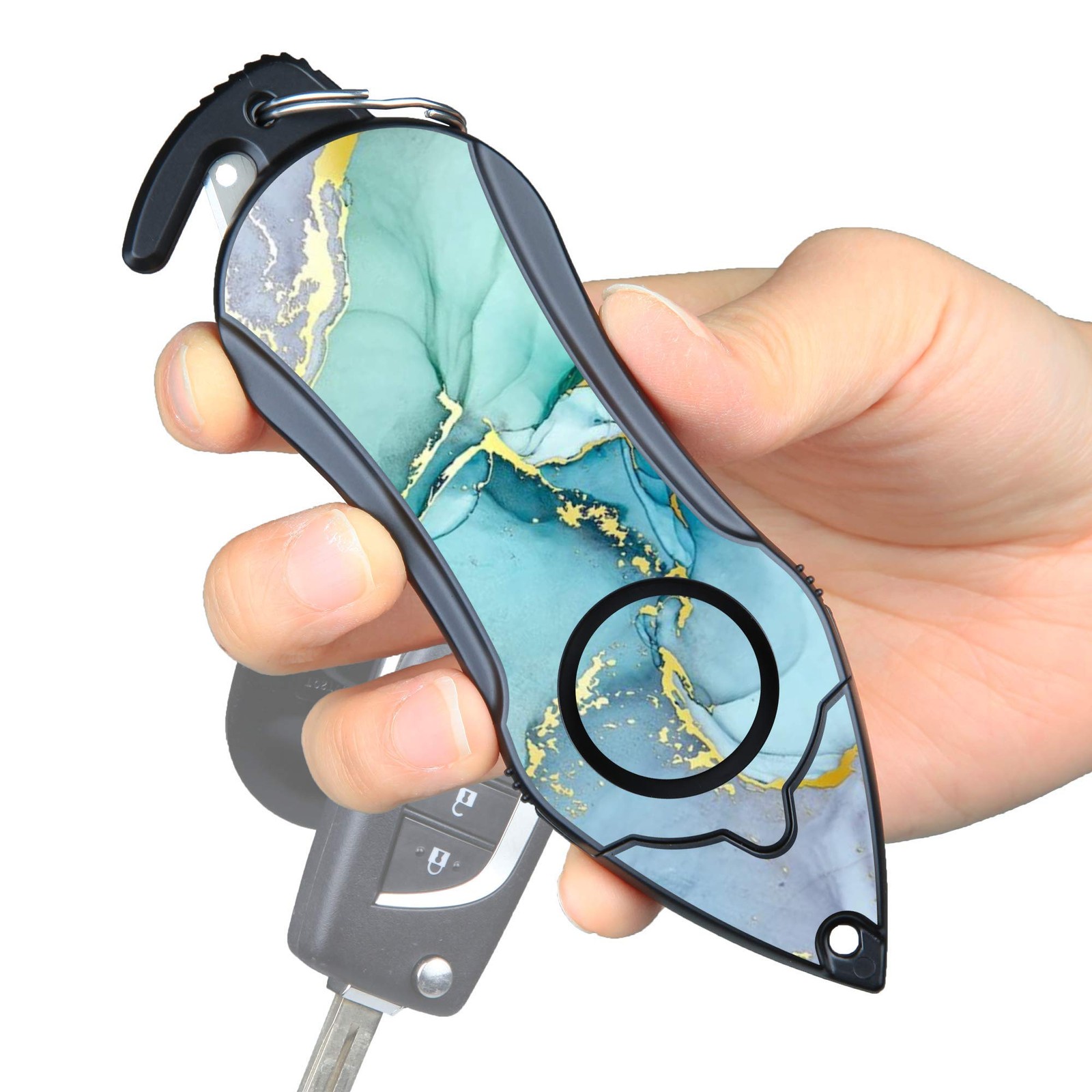 Personal Alarm Keychain Emergency Tool, Safety Panic Alarm Siren, Seat Belt C…