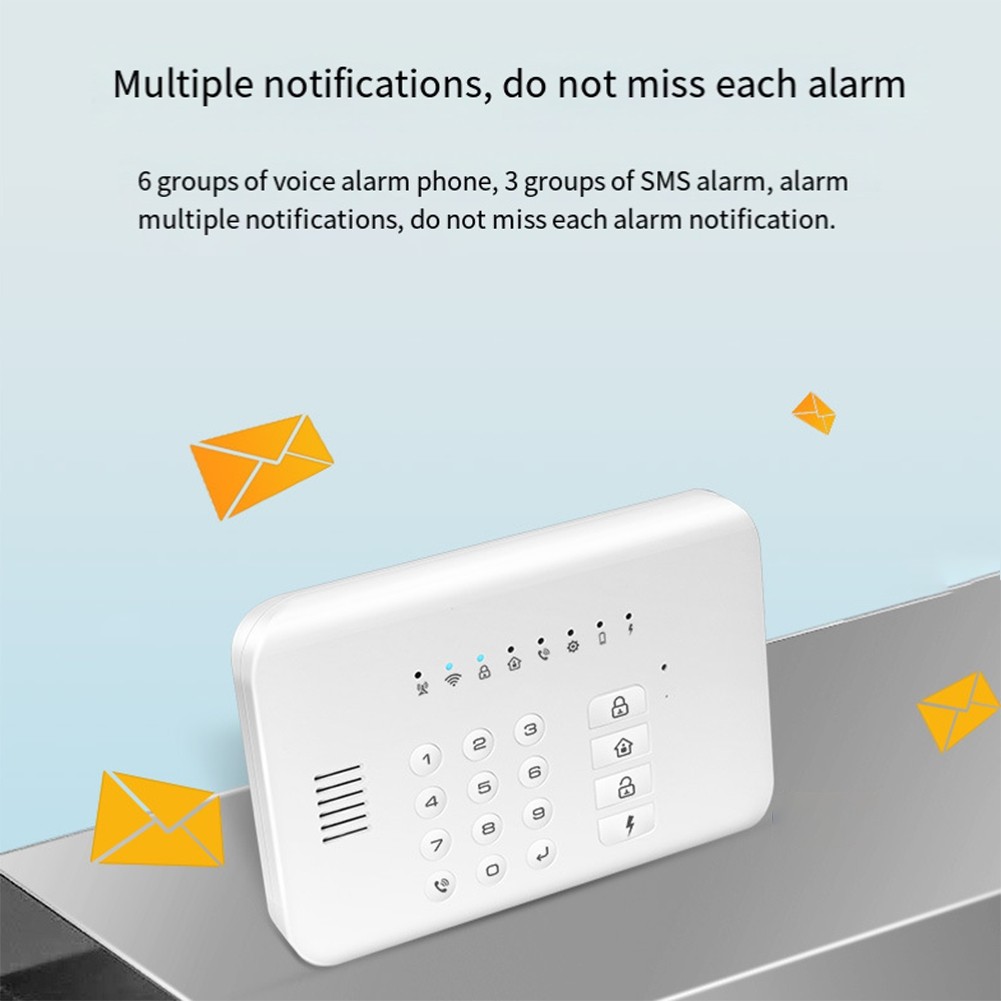 Tuya APP Remote Control WIFI+GSM Alarm System for Home Security Burglar5920