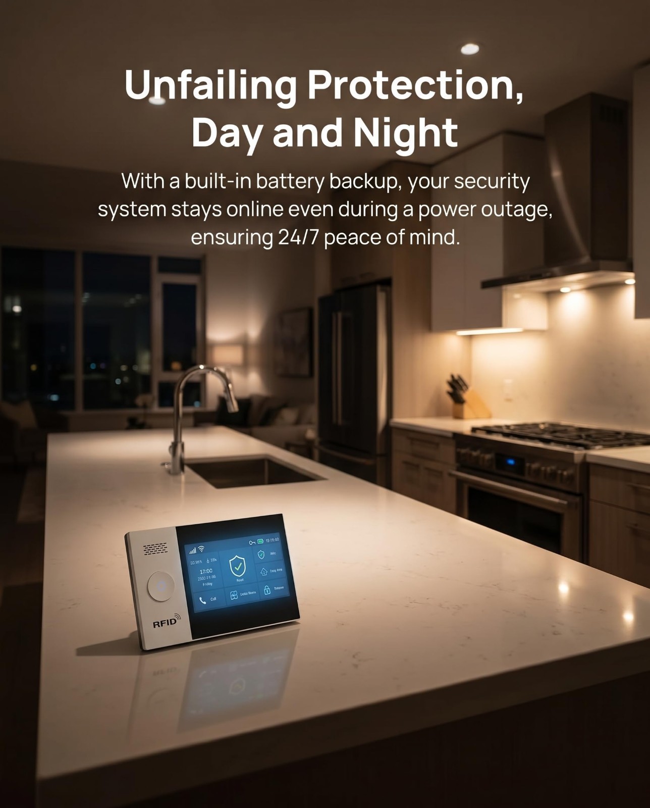 Wireless Home Security Alarm System | 4.3″ Touch Screen | GSM/4G + WiFi | DIY Se