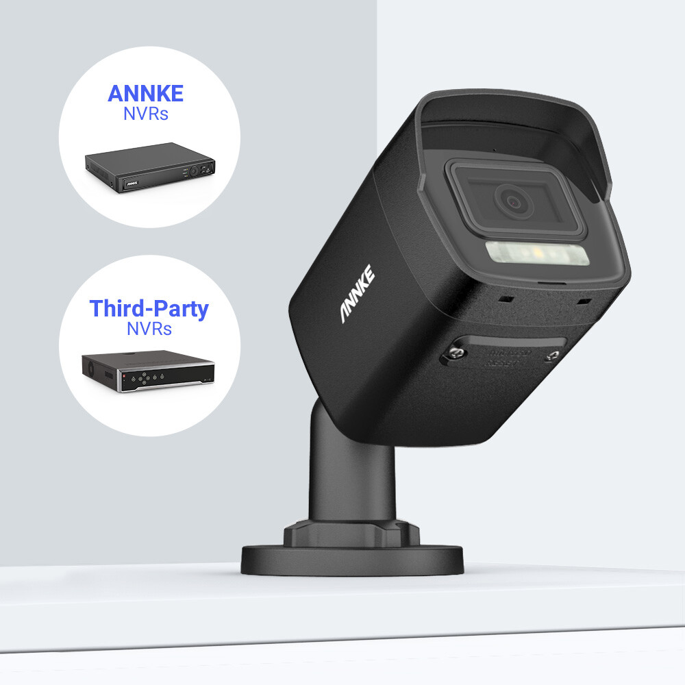 ANNKE 8CH 16CH 12MP NVR 5MP POE Security IP Camera System AI Color Night Vision