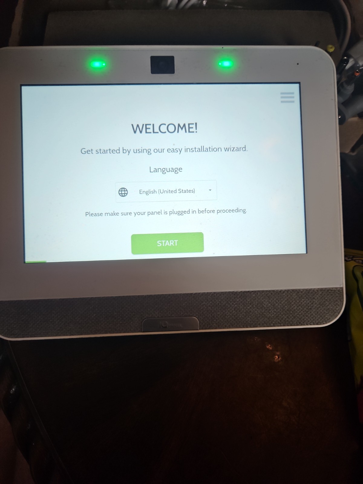 Qolsys IQ Panel 4 IQP4001 Verizon LTE Alarm.com Ready IMEI Clear Battery Tested