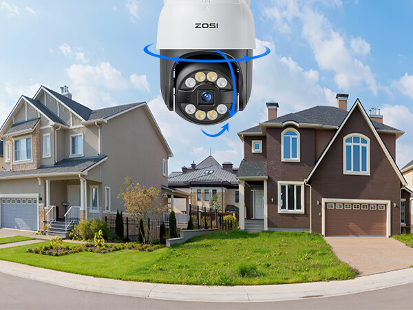 ZOSI 1080P HD WIFI IP Security Camera CCTV Outdoor Wireless AI Vehicle Detection