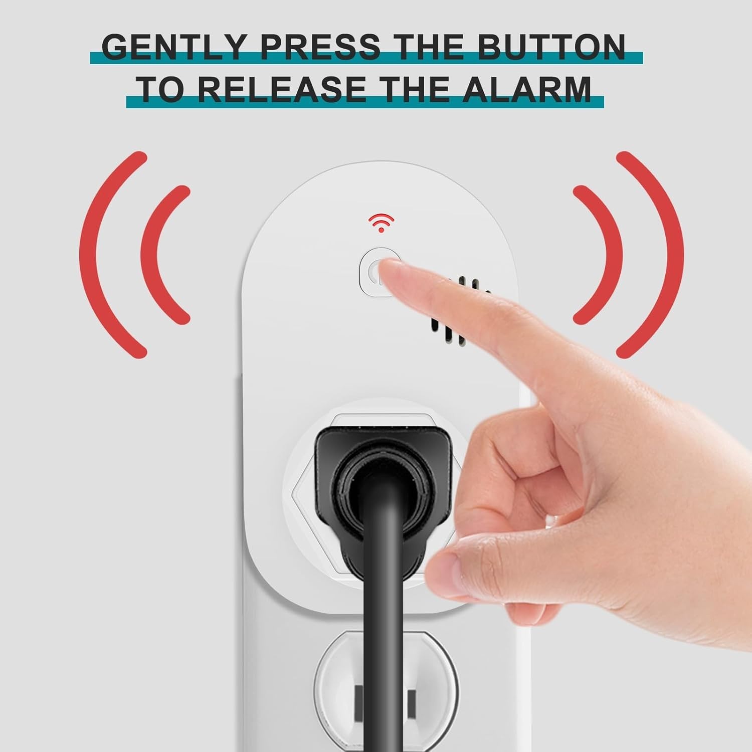 Power Failure Alarm 80dB Siren with Rechargeable Battery for High-Power Devices