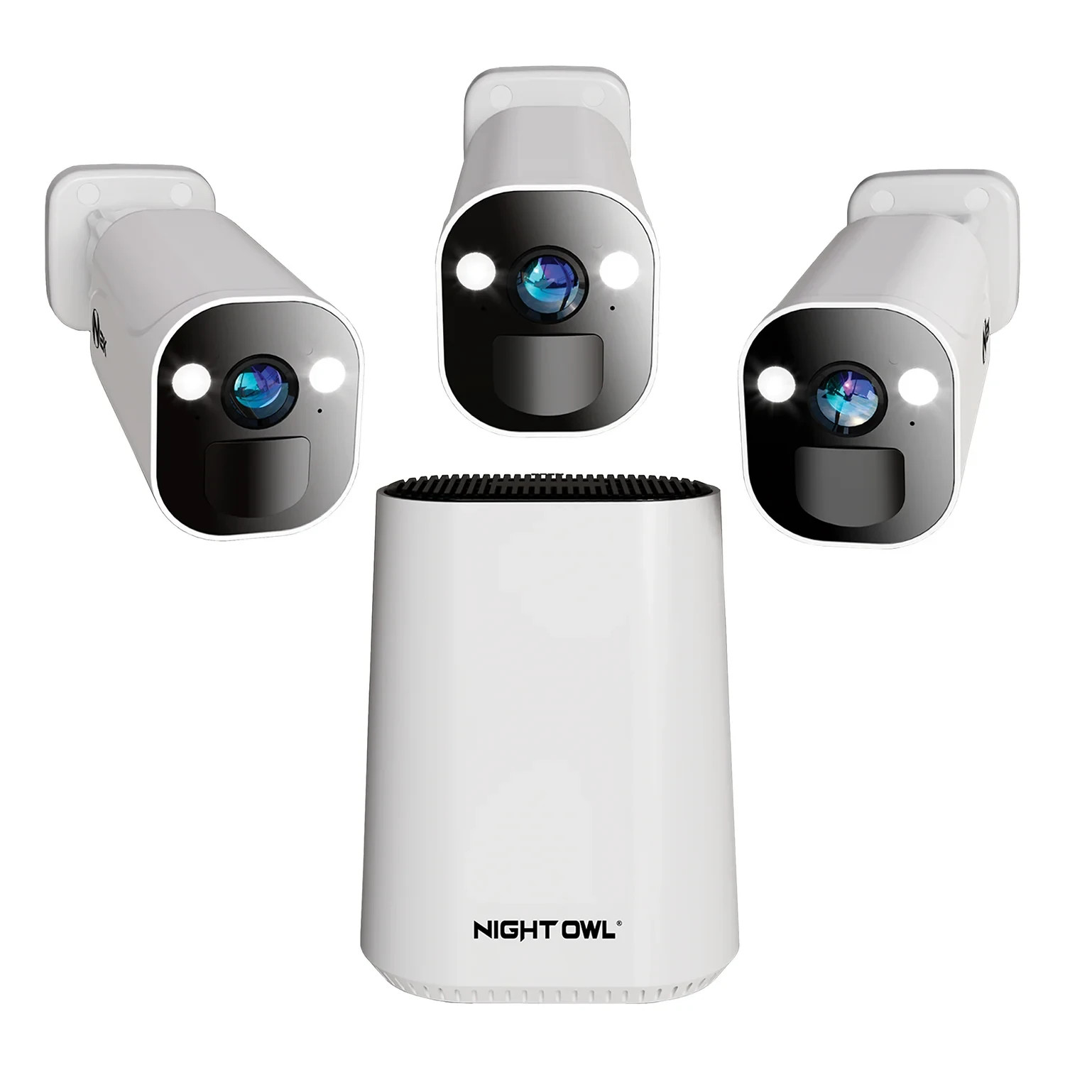 Night Owl 2K Wireless Battery Powered Cameras Security System (Refurbished)
