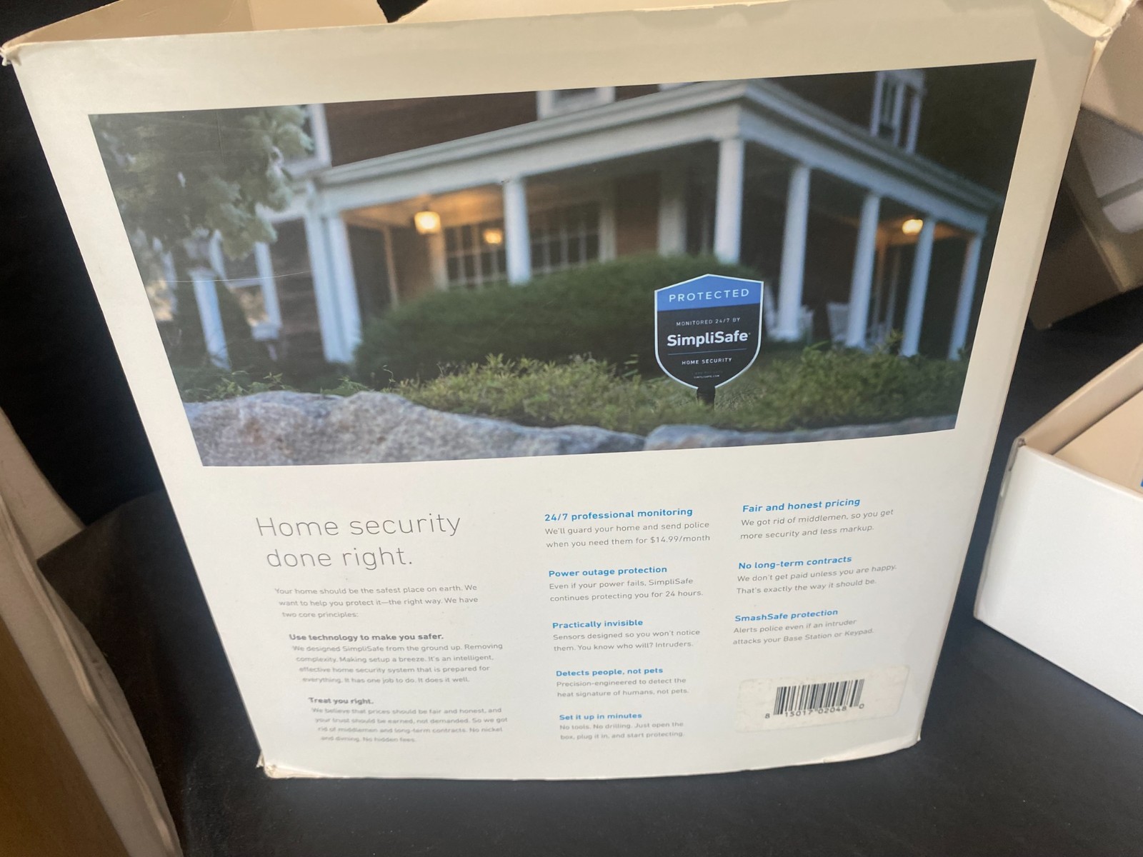 Simplisafe Home Security System white camera sensor keypad receiver etc