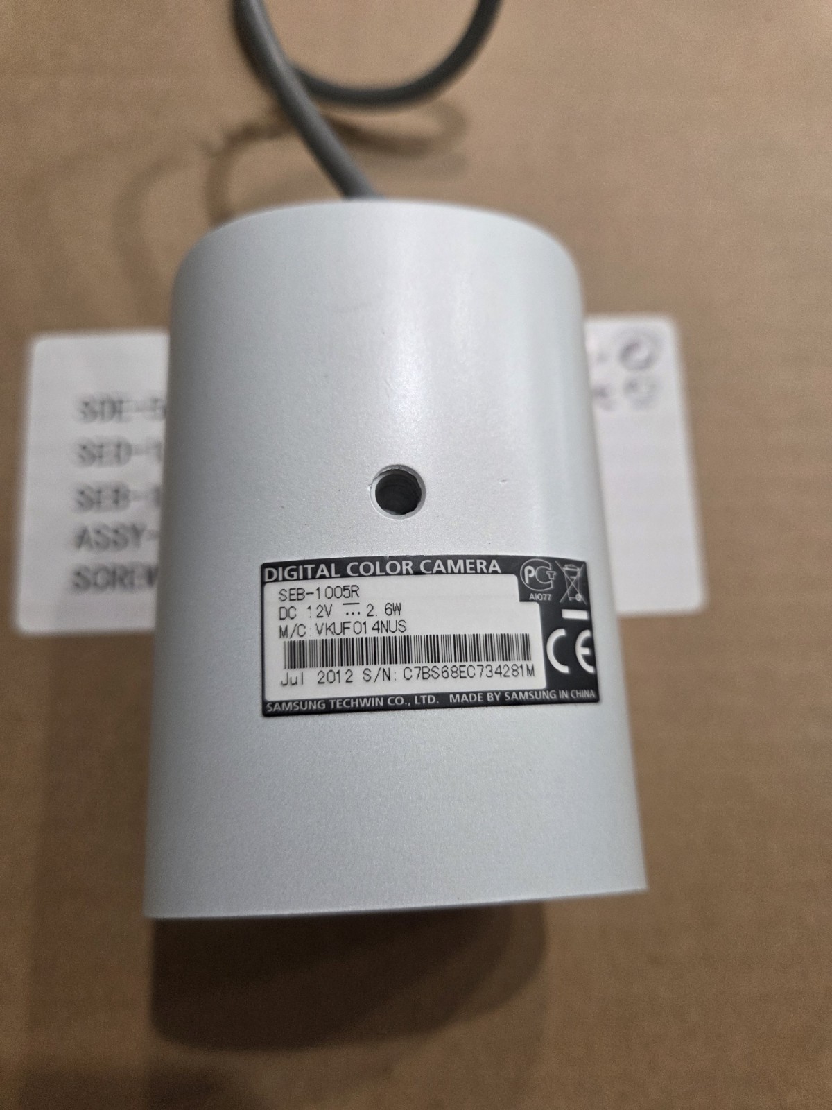 Samsung SDE-5001N/US White Camera Kit w/ Cameras & UTP Cables