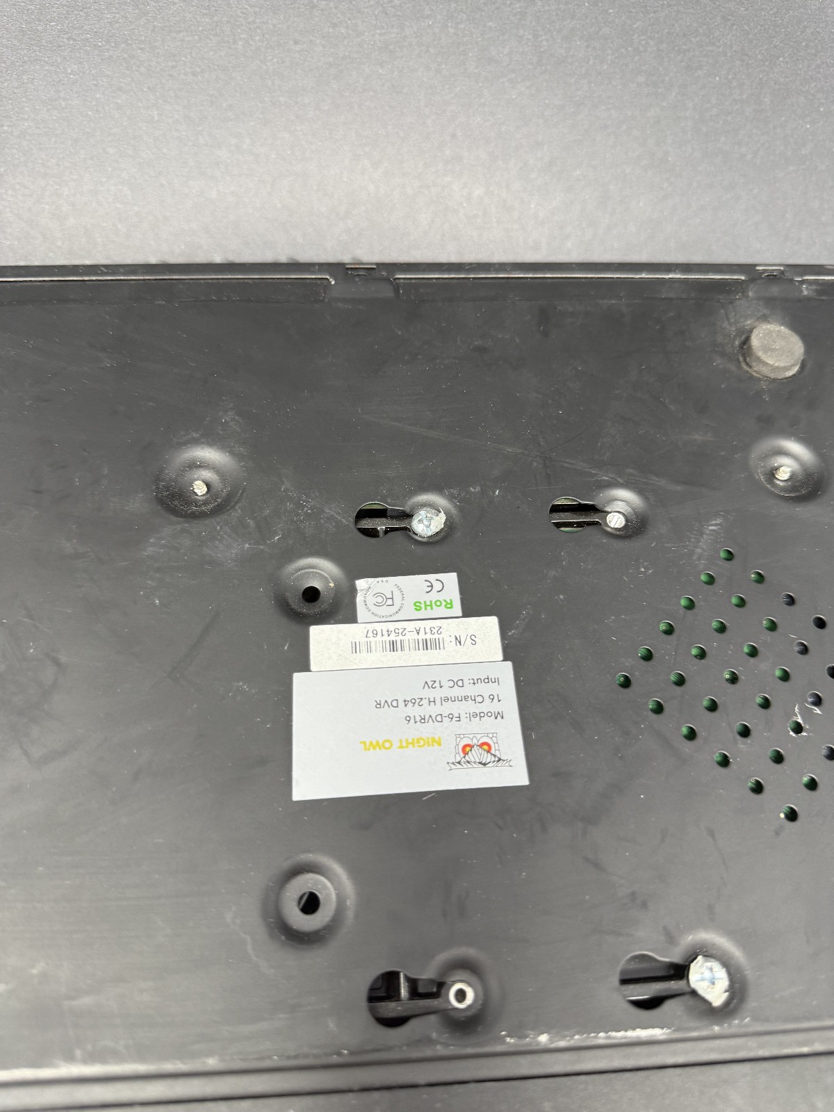 Night Owl F6-DVR16 16-Channel H.264 CCTV DVR AS IS Parts Repair Not Working