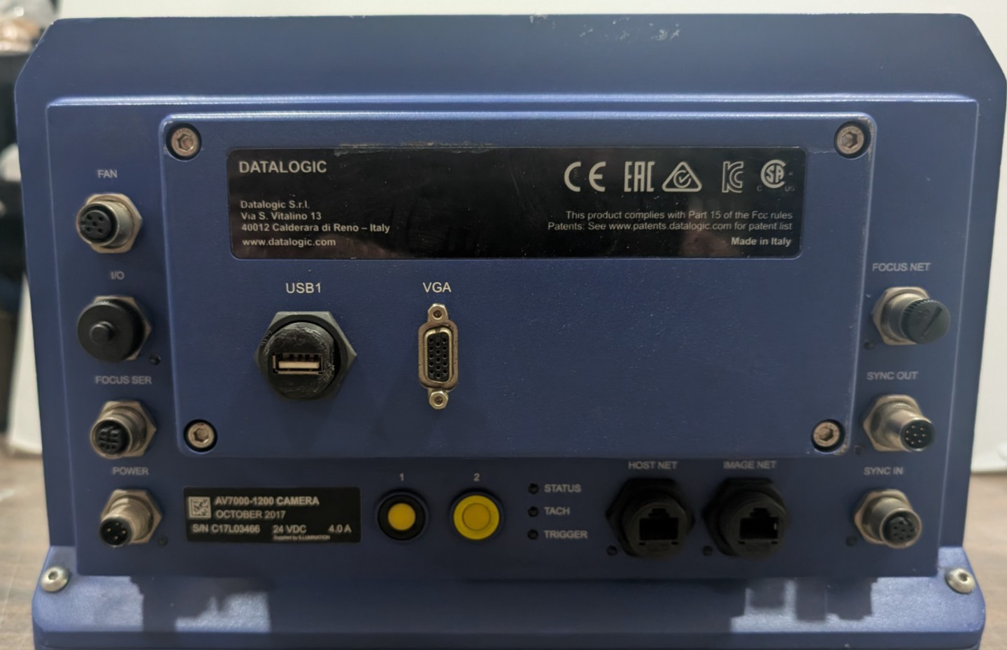 Datalogic Automation – AV7000-1200 360 Degree High Speed Camera