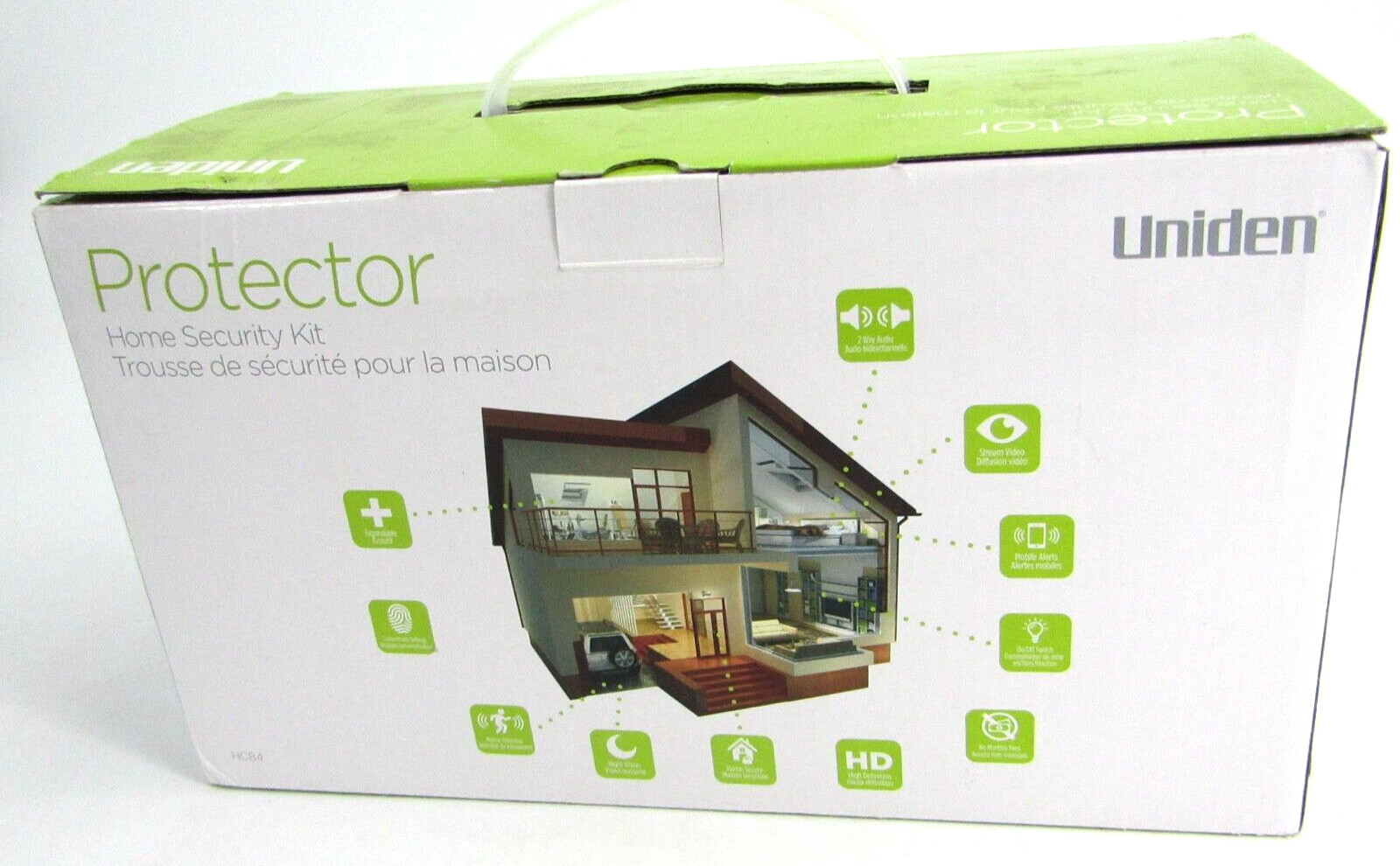 Uniden HC84 Video Surveillance Uniden Smart Home Security System Kit Indoor DIY