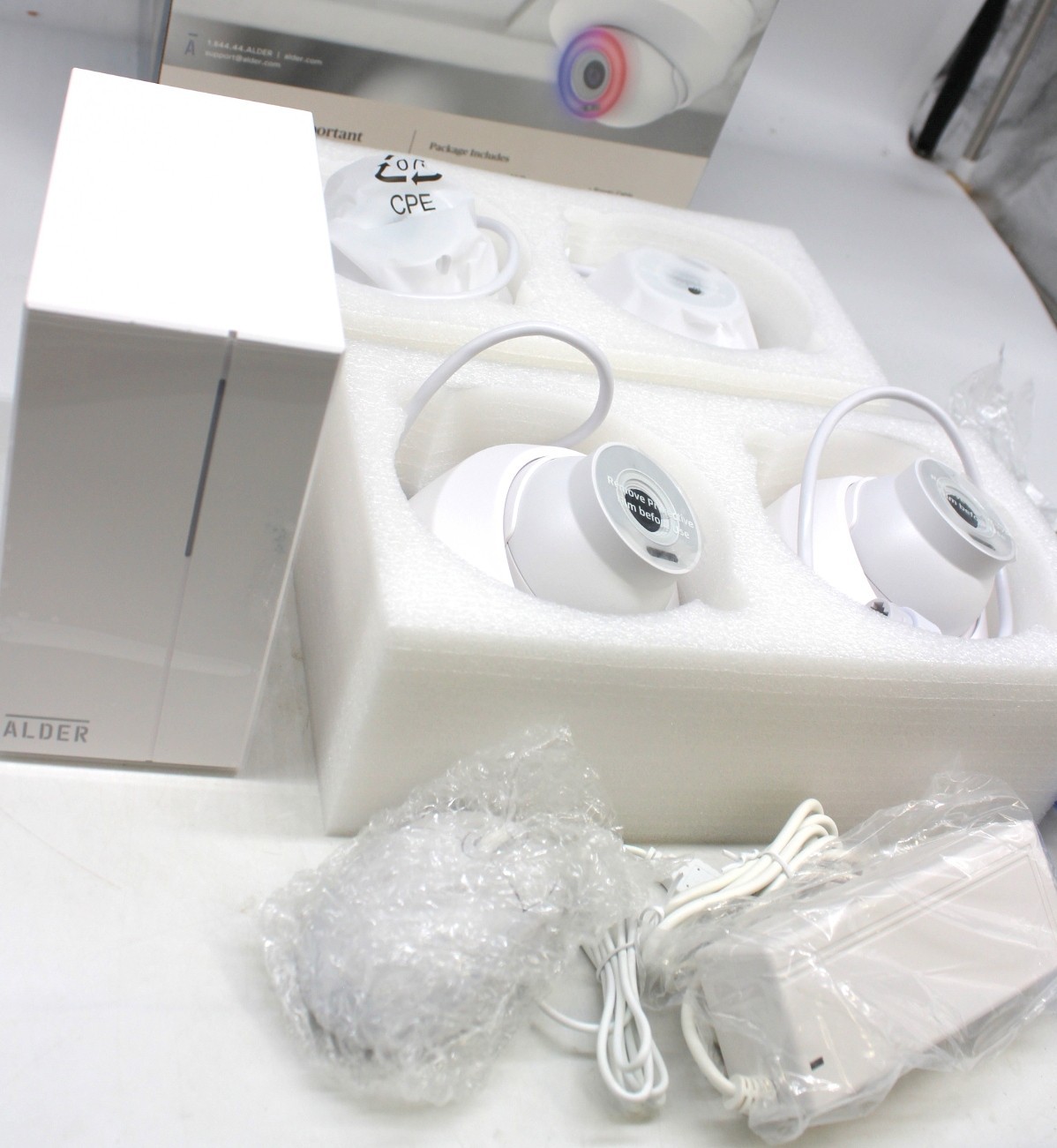 Alder NVR 4 Camera Security System 2K Super HD AI Human Detection Night Vision
